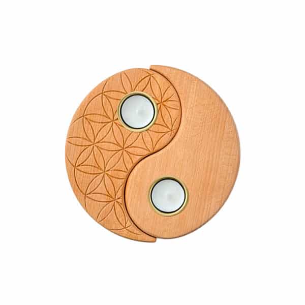 Kerzenhalter Yin und Yang