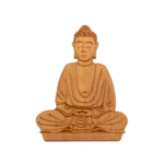 Holz Buddha Figur.