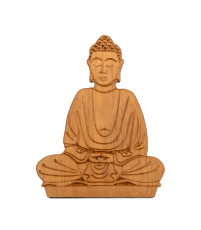 Holz Buddha Figur.