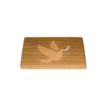 Holzbrettchen mit Friedenstaube – Bild 2